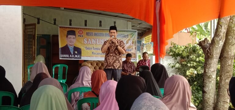 Yung Sanusi, S.H., M.H Gelar Reses Kedua di Desa Tambusai Batang Dui