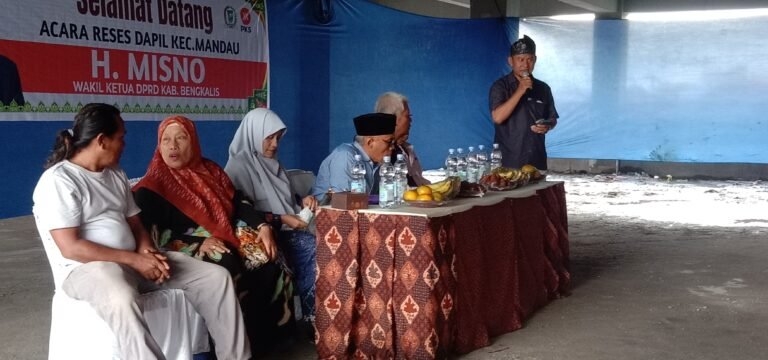 Di Duri Timur, Reses H. Misno Dipadati Warga