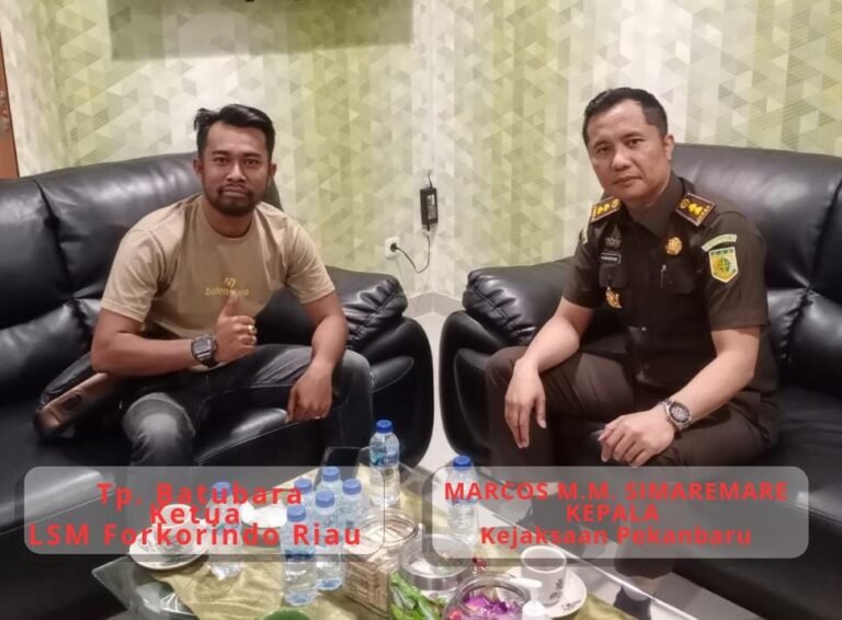 Tetapkan 3 Tersangka, Forkorindo Apresiasi Kajari Pekanbaru Tegas dalam kasus Korupsi Diskominfo