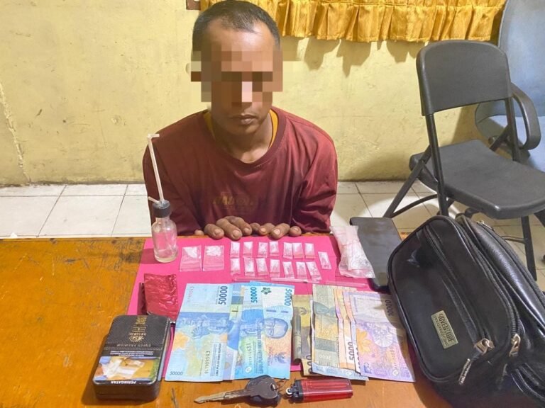 Miliki 17 Paket Sabu, Warga Buatan Lestari Bungaraya Ini Ditangkap Polisi dan Satu DPO