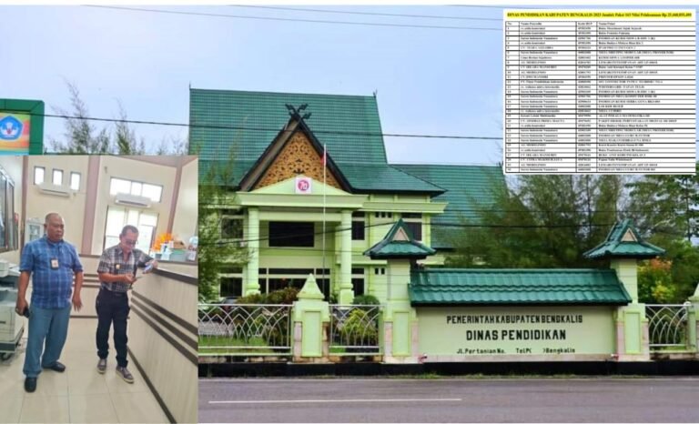 Dugaan Mark-Up Anggaran di Disidik Bengkalis, Terancam Dipolisikan ke Polda Riau