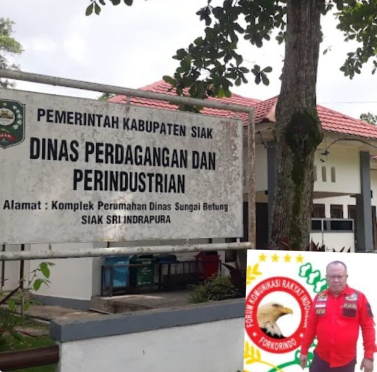 APH di Minta Usut Dugaan Mark-Up Anggaran Rp. 7.929.128.874 di Disperindang Siak