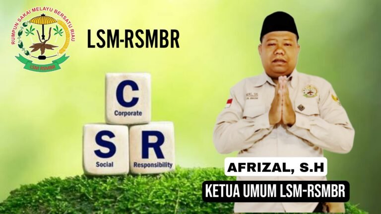 Ketua LSM-RSMBR Sampaikan Apresiasi Program CSR SPBU Rangau Km 7