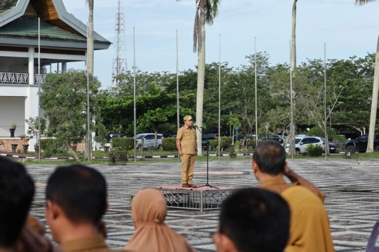 Wabup Siak Ingatkan ASN Tetap Fokus Bekerja, Meskipin Kondisi Keuangan Belum Stabil