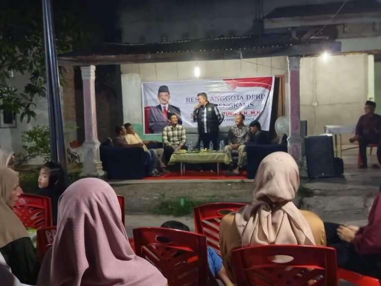 Reses di Babussalam, Syafroni Untung Serap Usulan Warga Disini