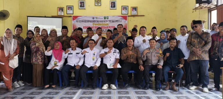 Berjalan Sukses, Muskamsus Pembentukan Koperasi MP Kampung Sabak Permai Terlaksana Baik dan Lancar