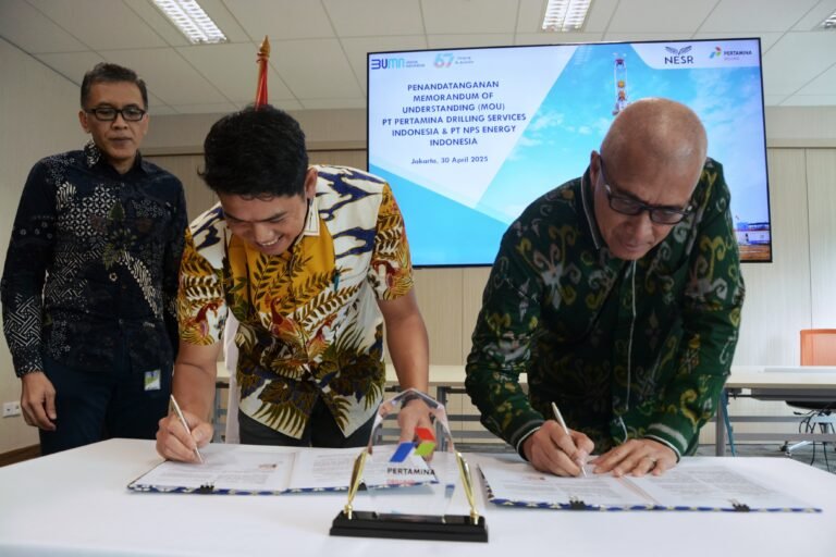 Untuk Kembangkan Teknologi ERRA, Pertamina Drilling dan NPS Energy Indonesia Teken MoU