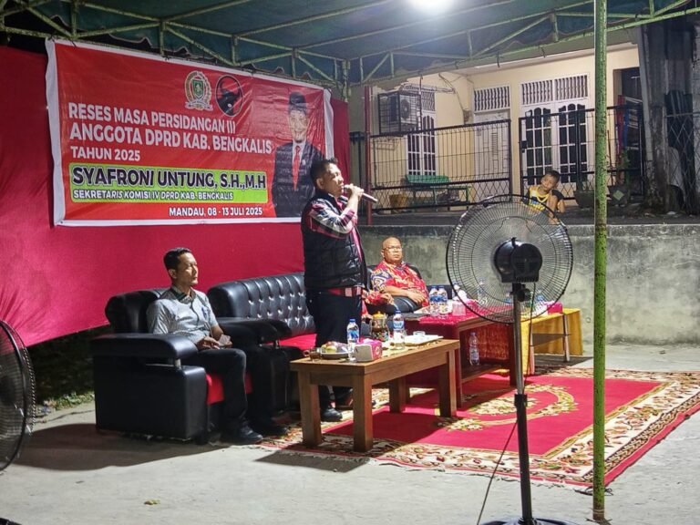 Ratusan Warga Padati Reses Syafroni Untung, S.H., M.H di Air Jamban