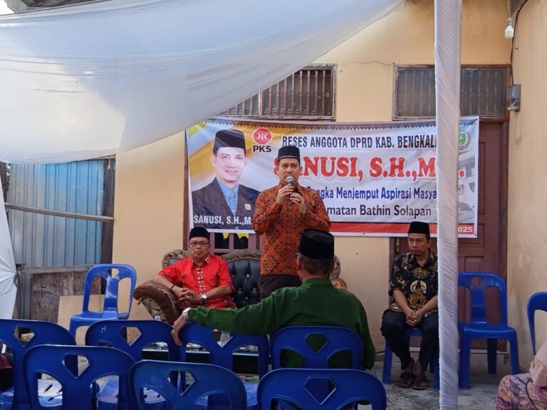 Reses di Batang Dui, Yung Sanusi Sampaikan Hal Ini