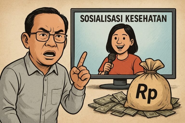 SOROTAN TAJAM: DINKES KEPRI DIDUGA HABISKAN MILLIARAN UNTUK SOSIALISASI TV, MANFAAT DIPERTANYAKAN