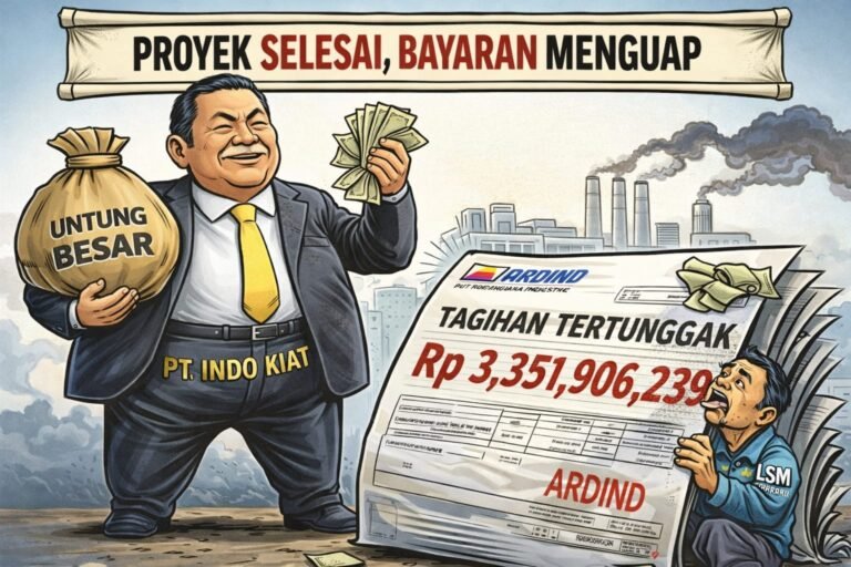 Tagihan Rp.3,3 Miliar Mengendap Tiga Tahun, Raksasa Industri Kertas Diduga Abaikan Hak Perusahaan Lokal
