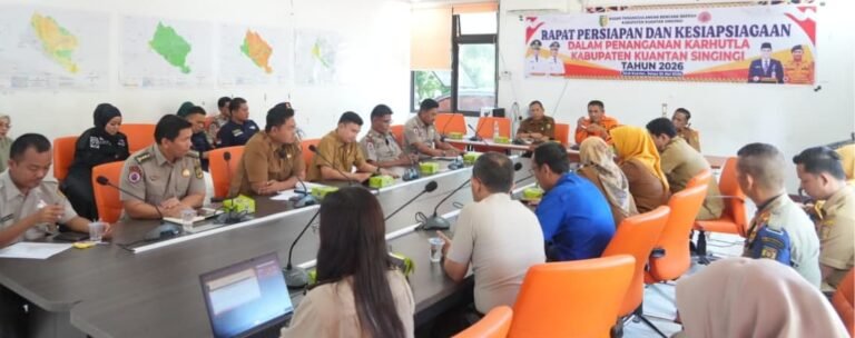 Hadapi Ancaman El Nino, Pemkab Kuansing Matangkan Kesiapsiagaan Karhutla