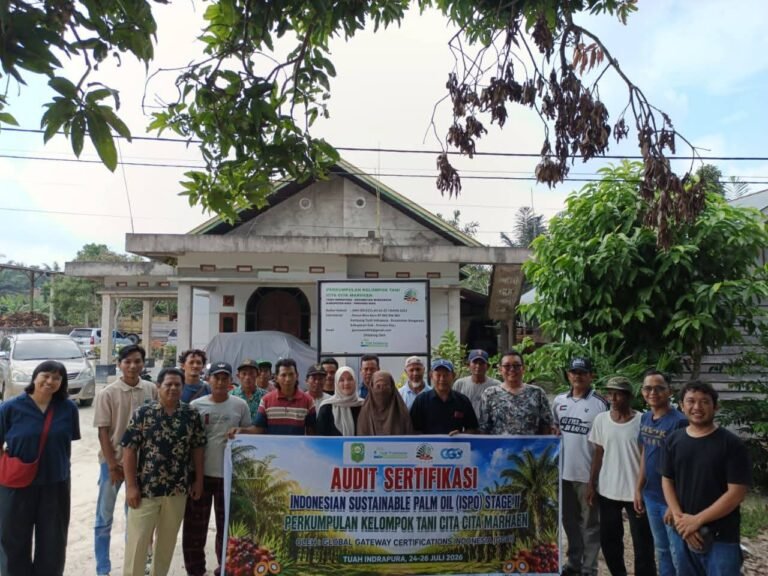 Didampingi SPLP, Perkumpulan Poktan Cita-Cita Marhaen Tuah Indrapura-Siak Lolos Sertifikasi ISPO