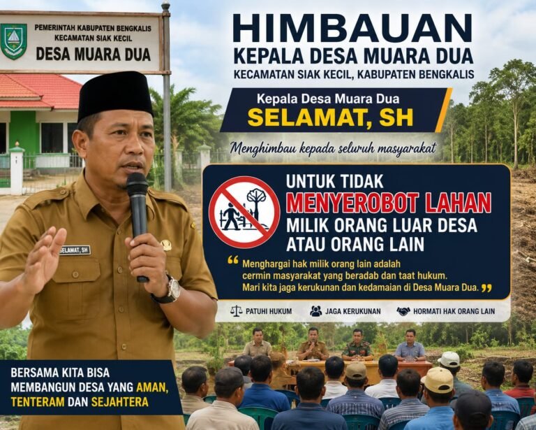 Kades Muara Dua Ingatkan Kelompok Sugiardi Simbiring Agar Tidak Garap, Klaim dan  Ganggu Lahan Orang Lain