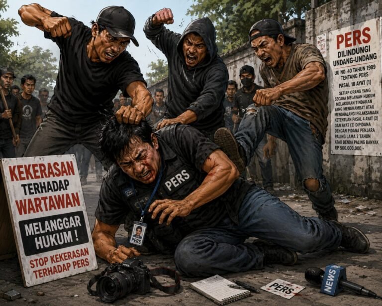 Terkesan Tak di Proses, PWI Desak Polisi Serius Usut Tuntas Kasus Kekerasan Terhadap Wartawan di Siak