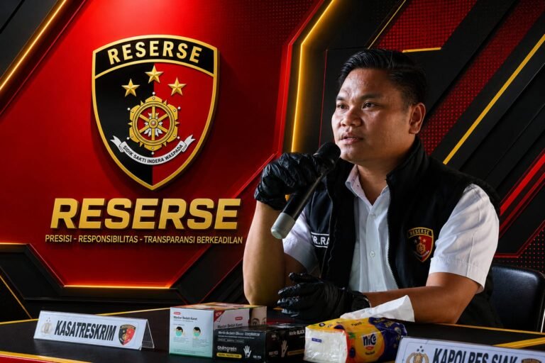 Empat Bulan Pimpin Satreskrim Polres Siak, AKP Raja Kosmos Paparkan Rentetan Pengungkapan: Dari Kasus Lingkungan hingga OTT Kadishub