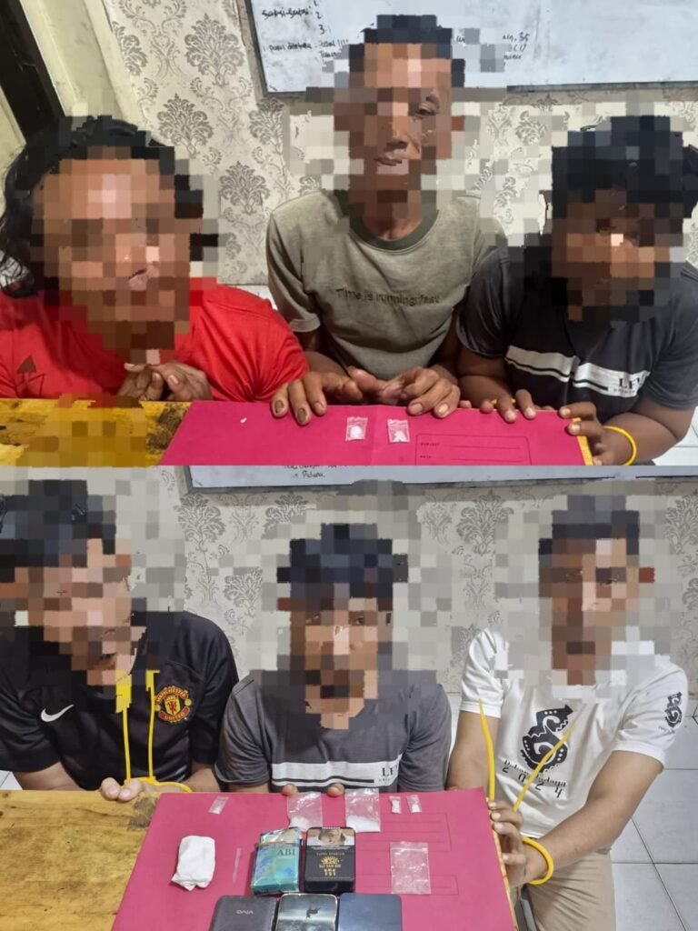 Tiga Pegawai P3K Paruh Waktu Pemkab Siak Diciduk Satresnarkoba Polres Siak