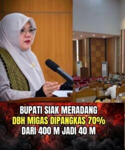 Pusat Semakin Beringas, Hak DBH Migas Siak Dipangkas Lagi 70%